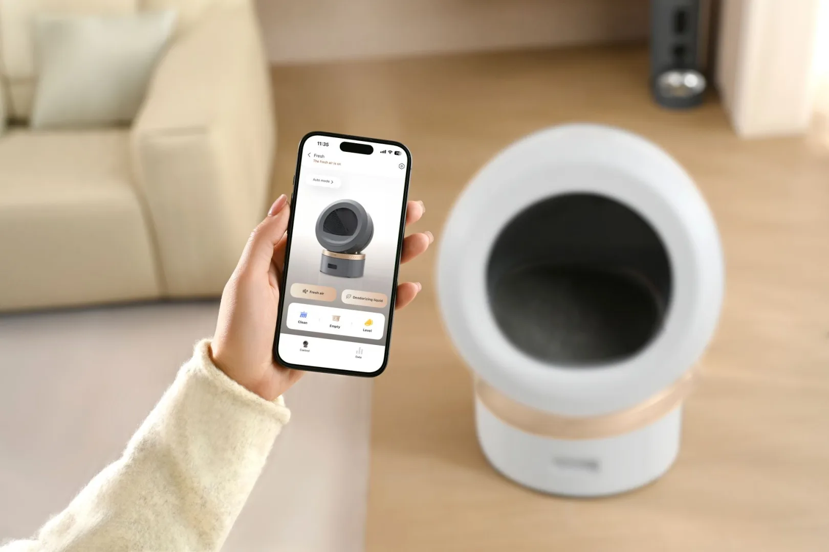 Kuweta dla kota - MOVA MeowgicPod LR10 Prime.