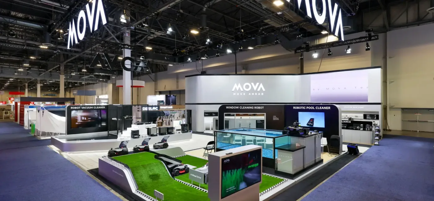 MOVA na CES 2026 Las Vegas.