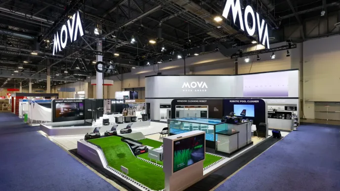 MOVA na CES 2026 Las Vegas.