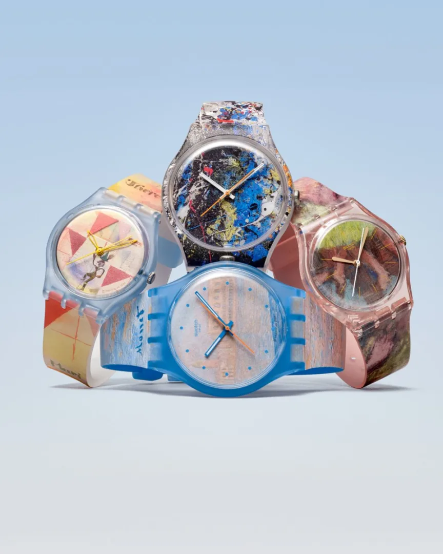 Swatch x Guggenheim: zegarki inspirowane słynnymi dziełami Kolekcja zegarków Swatch × Guggenheim.