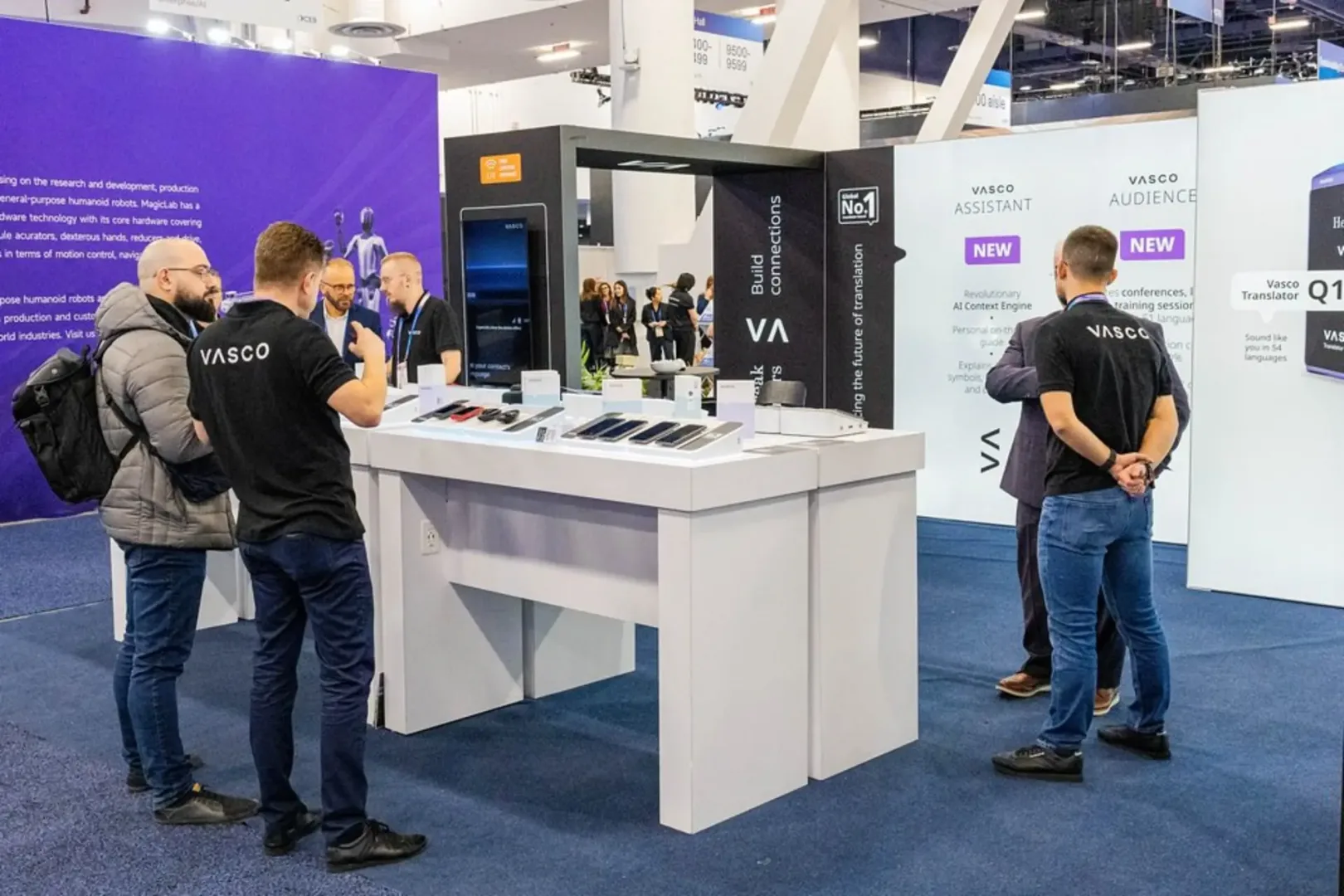 Polska firma Vasco na targach CES 2026 w Las Vegas.