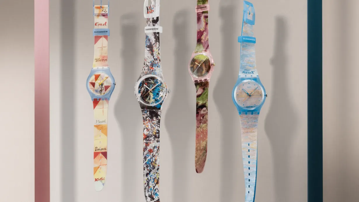 Swatch x Guggenheim: zegarki inspirowane słynnymi dziełami