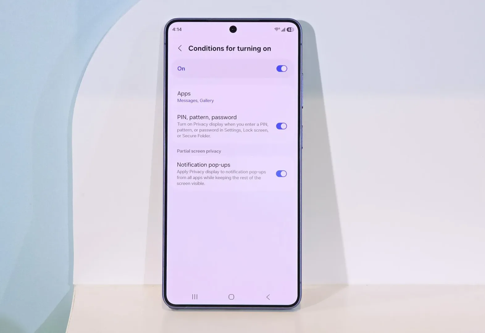 Miałem Galaxy S26 Ultra w rękach. Samsung mnie zaskoczył Tryb Private Display w Samsung Galaxy S26 Ultra.