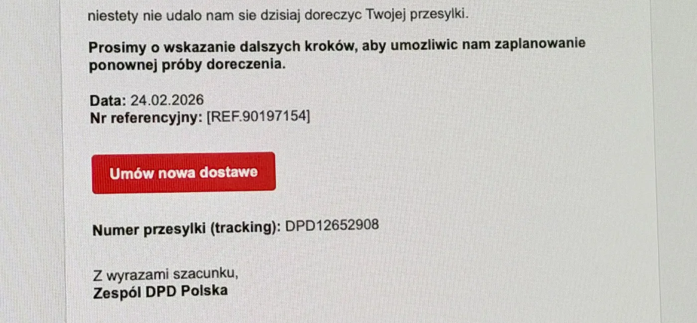 Próba ataku cyberprzestępcy. Zwracaj uwagę na wiadomości, jakie otrzymujesz