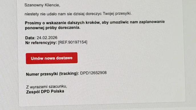 Próba ataku cyberprzestępcy. Zwracaj uwagę na wiadomości, jakie otrzymujesz