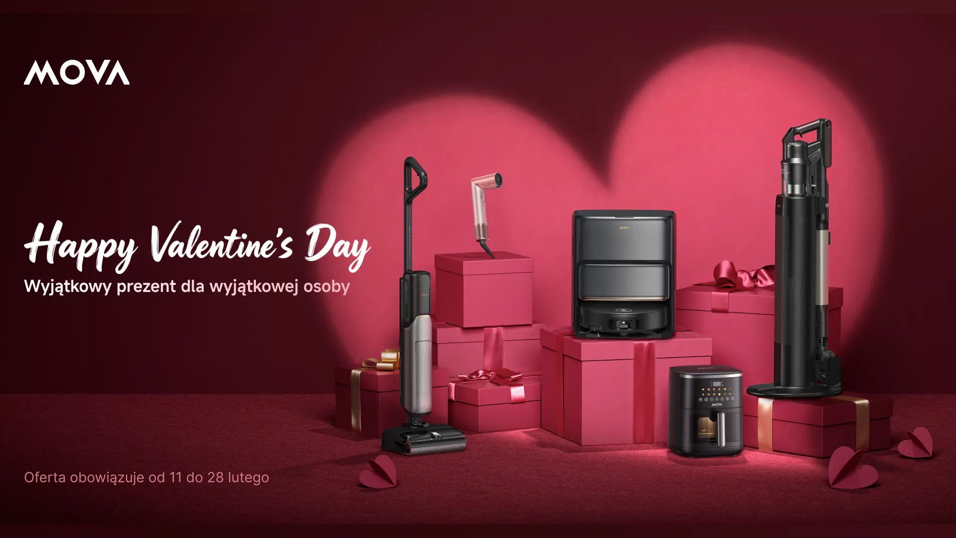 Zamiast kwiatów – konkret. Walentynkowa promocja MOVA