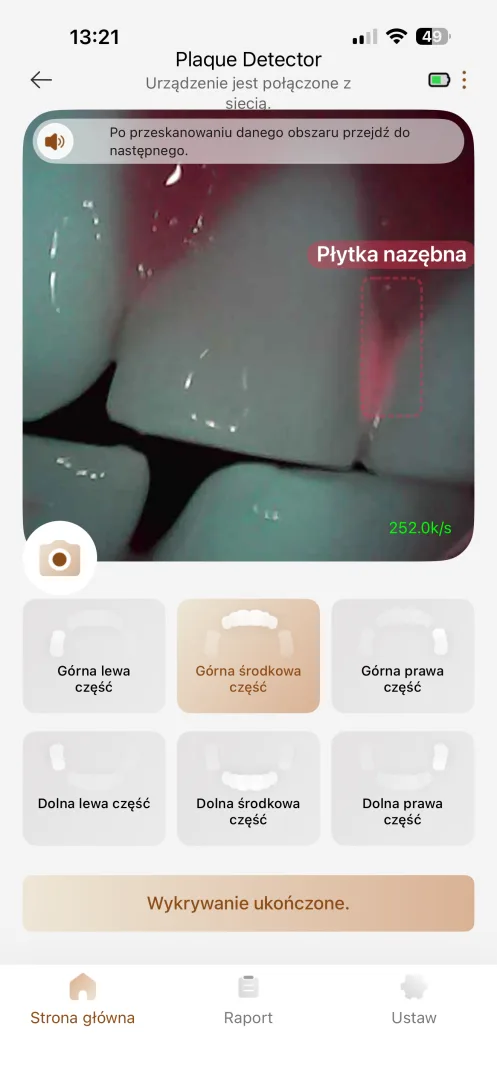 MOVA Fresh 20 Sensus ma kamerę. Pokaże czy źle myjesz zęby Aplikacja MOVA.