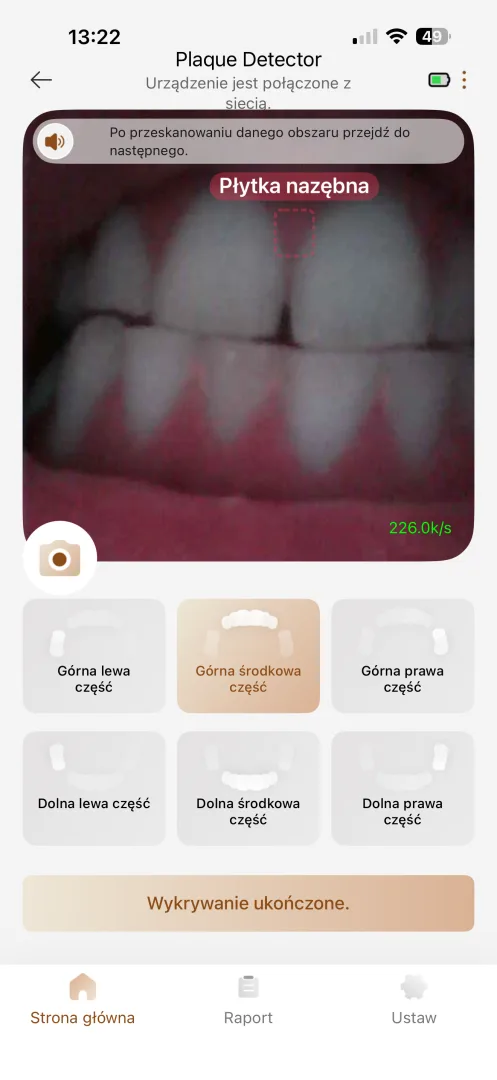 MOVA Fresh 20 Sensus ma kamerę. Pokaże czy źle myjesz zęby Aplikacja MOVA.