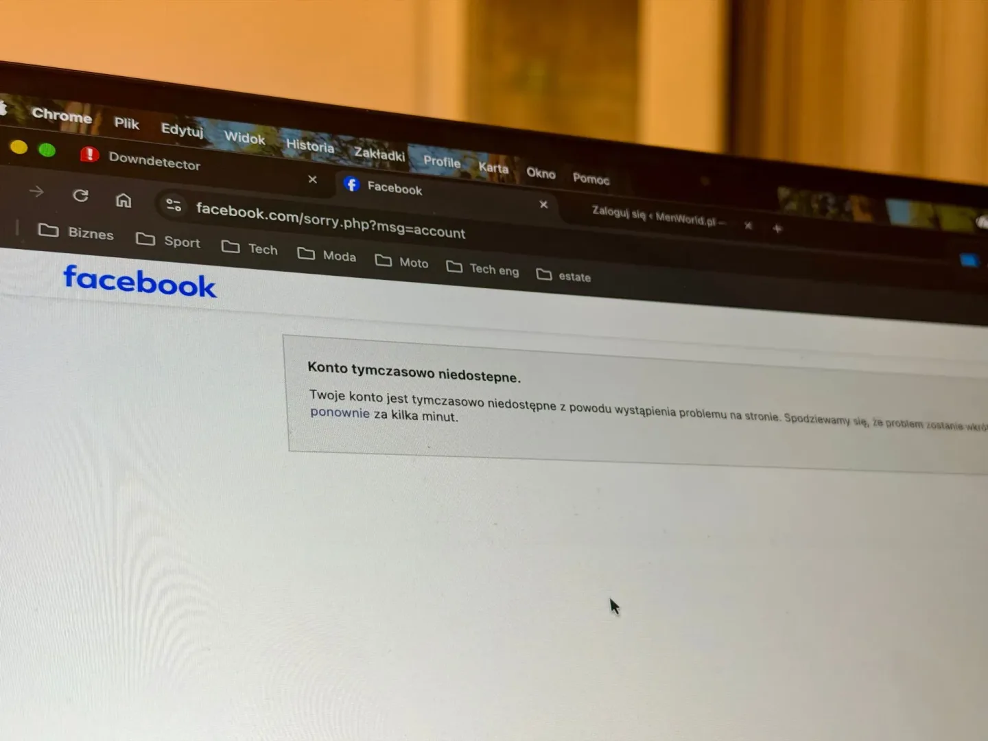 Uwaga, Facebook nie działa. Awaria Instagram i Messenger! Awaria Meta. Facebook nie działa. Problem również zaobserwowano na serwisach Instagram i Messenger.