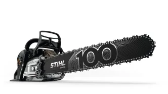Pilarka STIHL MS 500i w wersji limitowanej na 100-lecie marki.