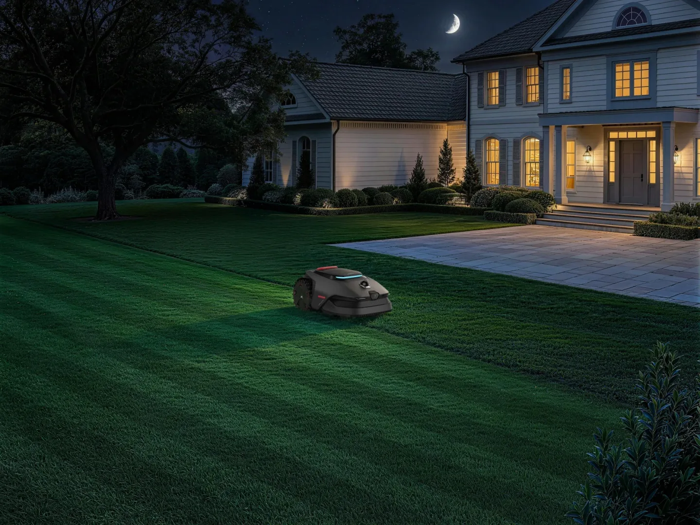 Roboty koszące MOVA wyręczą Cię podczas porządków w ogrodzie. Na zdjęciu LiDAX Ultra.