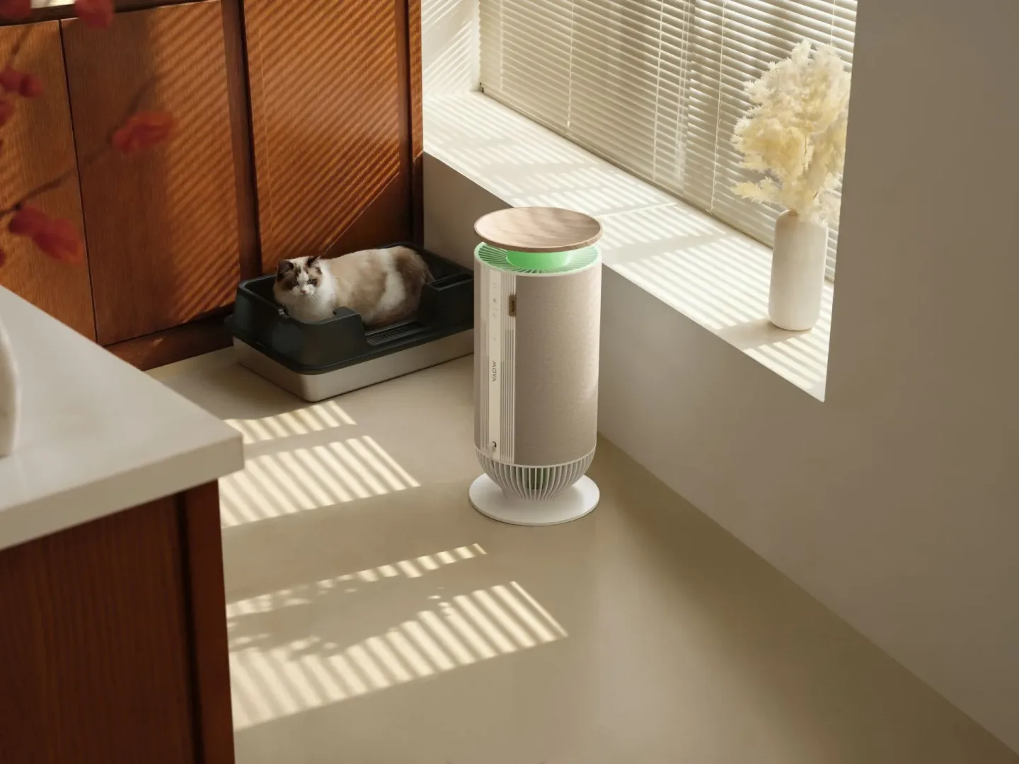 Nowe oczyszczacze powietrza MOVA. Na zdjęciu model Puris P10.