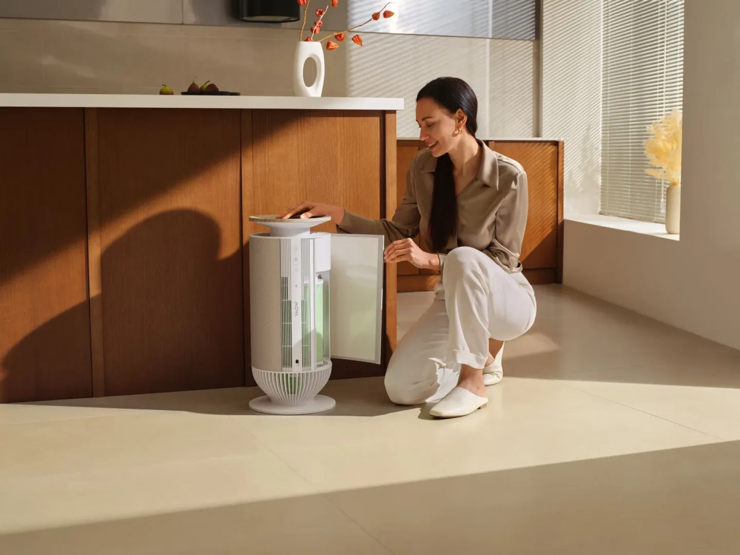 Nowe oczyszczacze powietrza MOVA. Na zdjęciu model Puris P10.