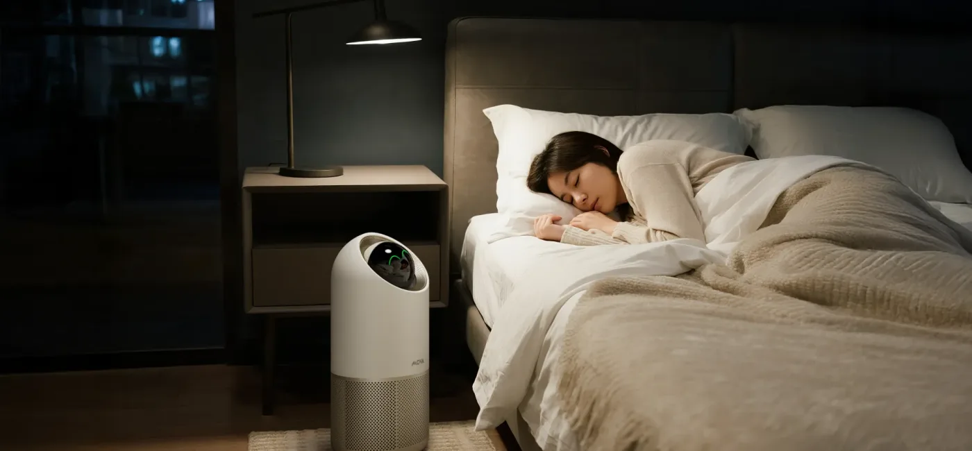 Nowe oczyszczacze powietrza MOVA. Na zdjęciu model Steller X10.