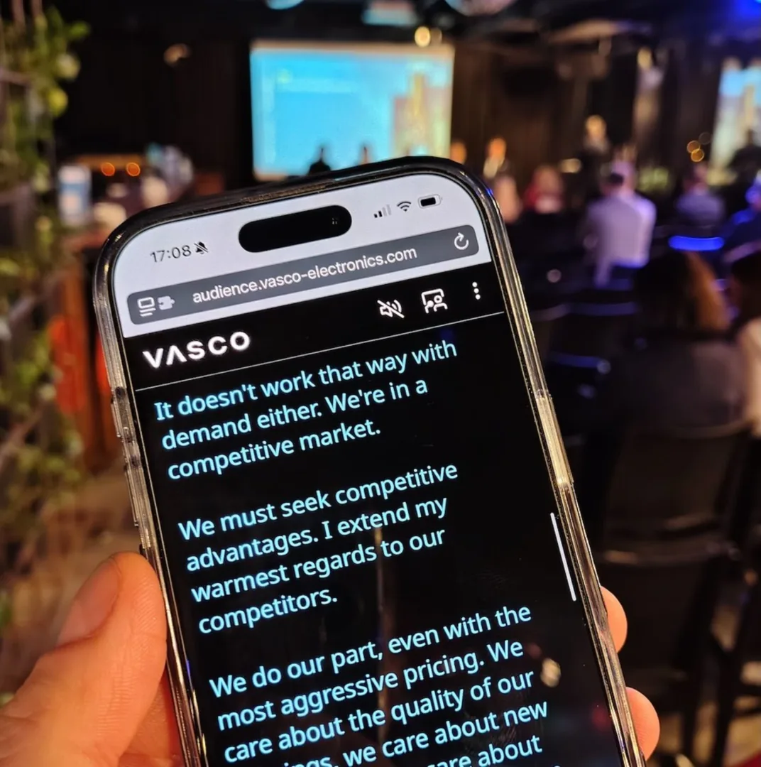 Polski wynalazek zmienia konferencje. Koniec tej bariery Wynalazek Vasco zmieni międzynarodowe konferencje