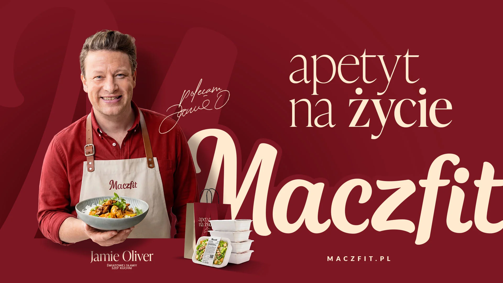 Jamie Olivier i Maczfit - nowa współpraca.