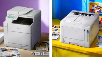 Urządzenia do biur OKI MC554dn i C651dn.