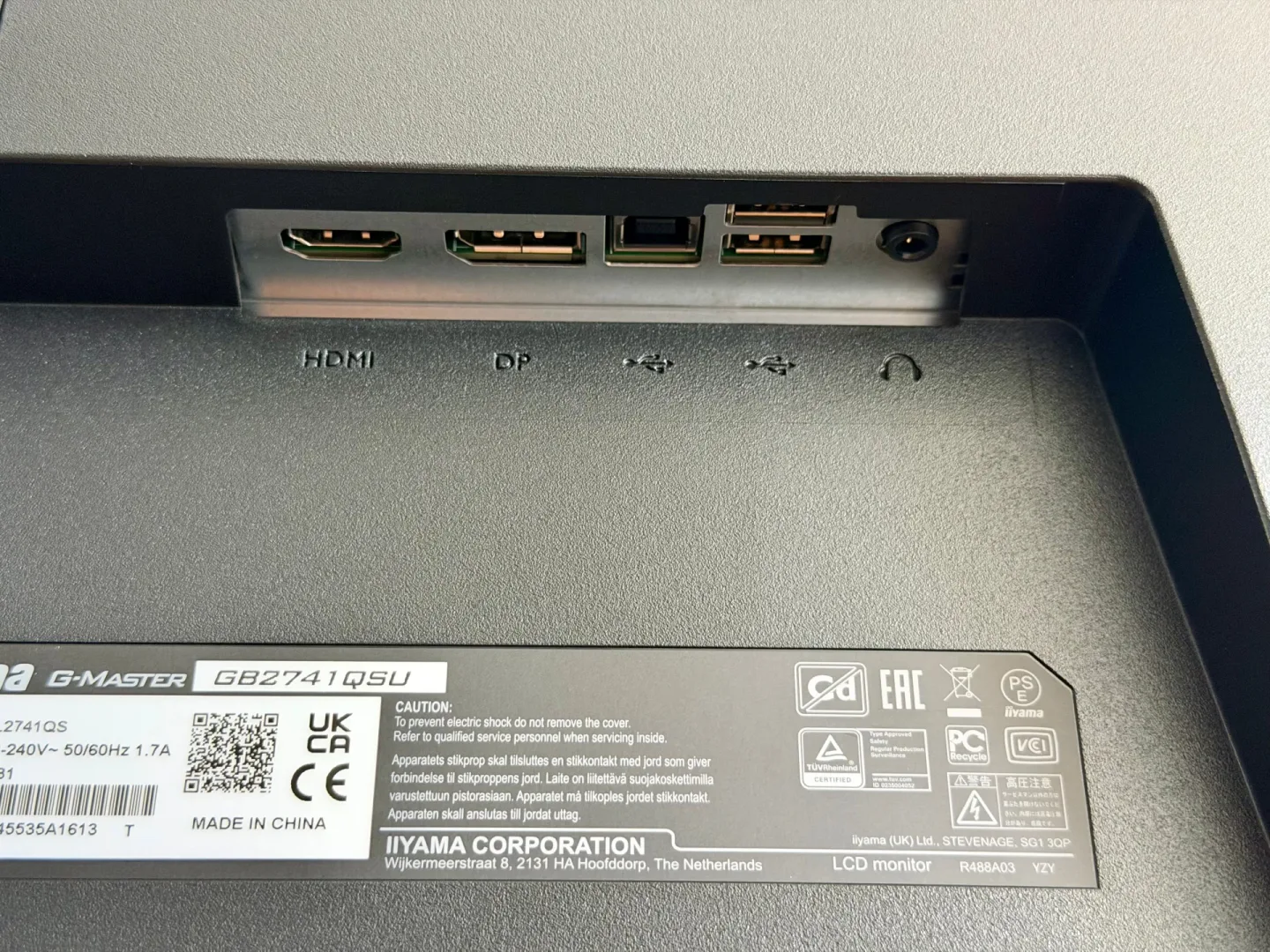 Test iiyama GB2741QSU-B1.