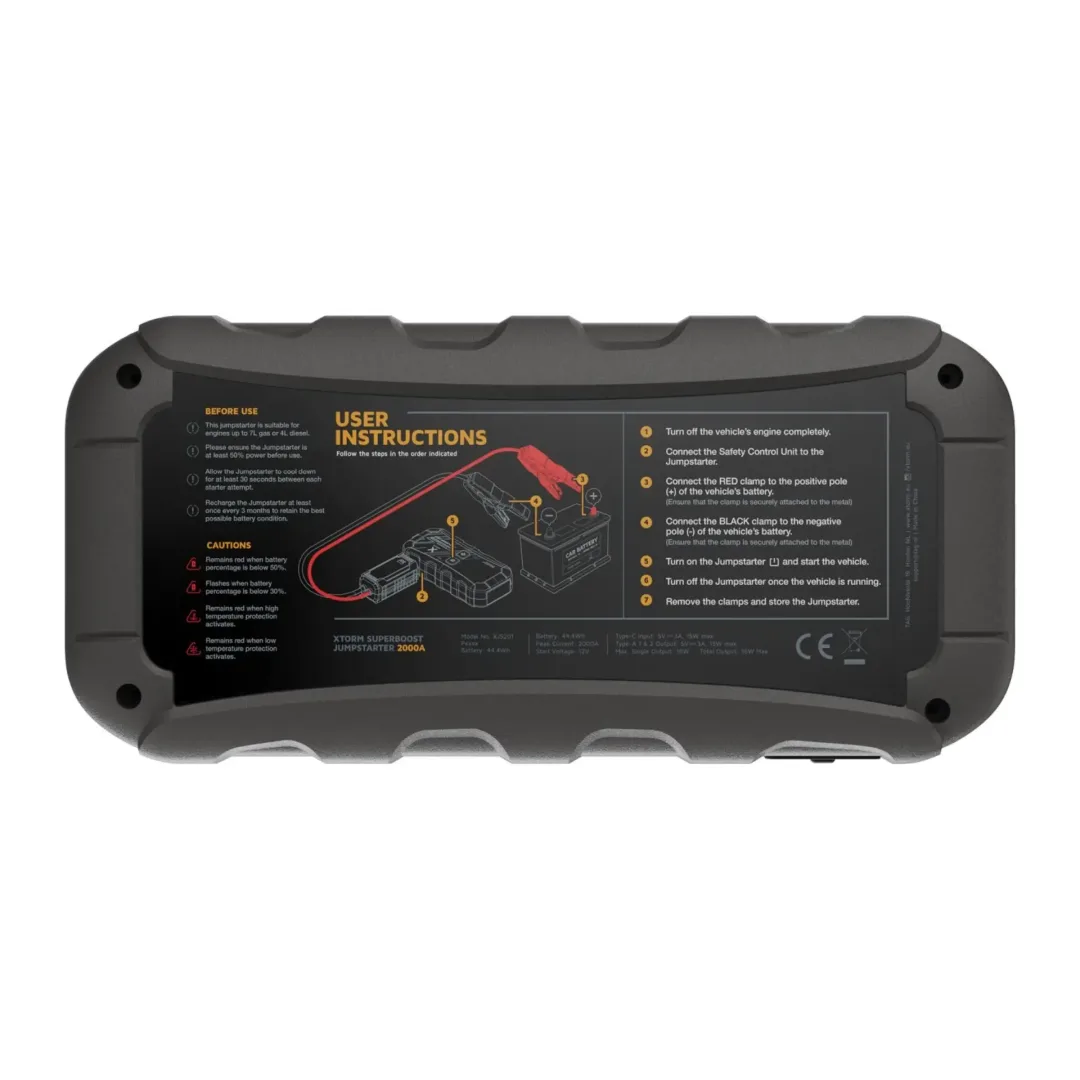 XTORM JumpStarter SuperBoost 2000A