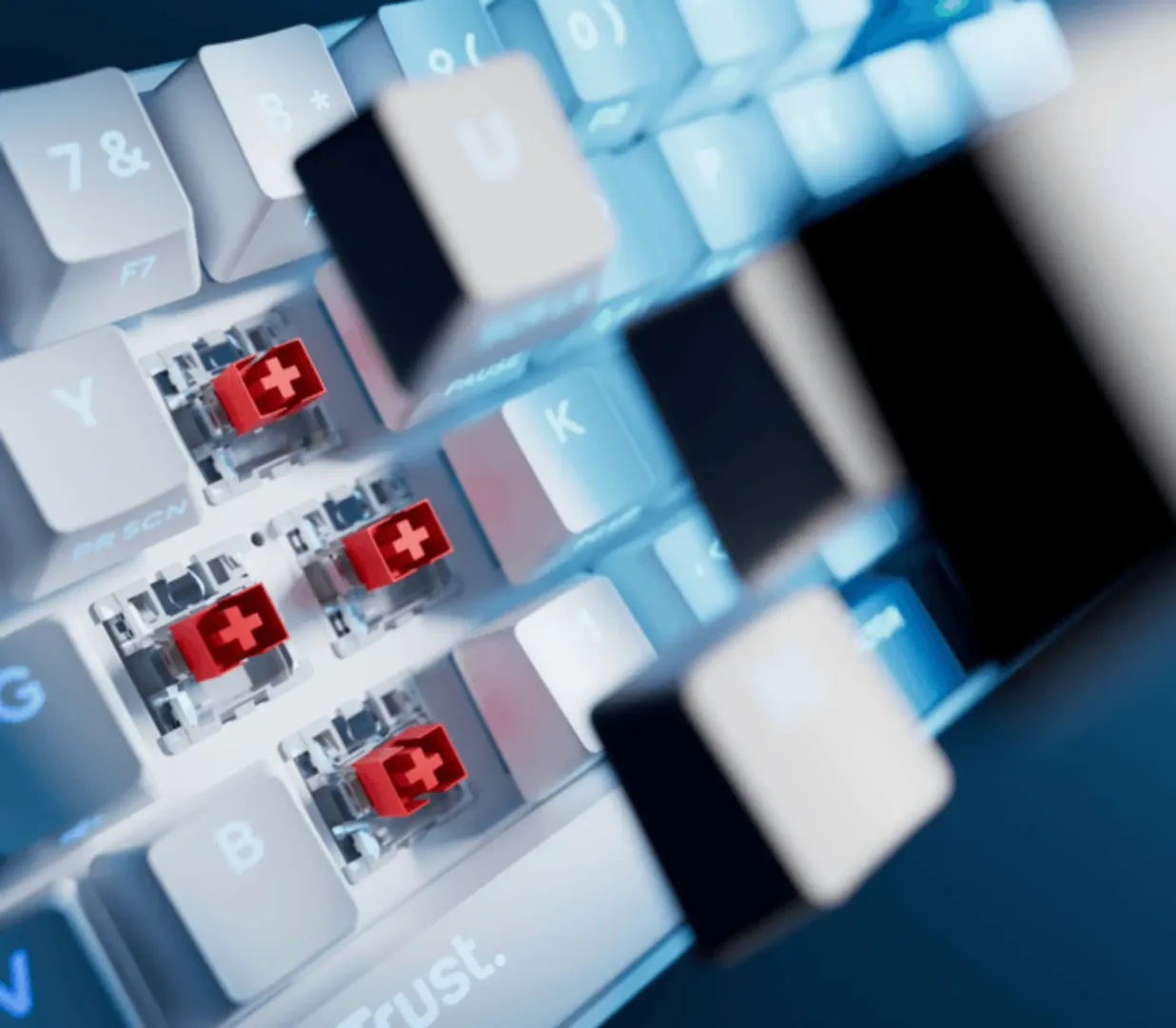 Trust zmniejsza klawiaturę, ale nie możliwości. Acira Tri-Mode ma dać graczom więcej miejsca Trust Acira Tri-Mode