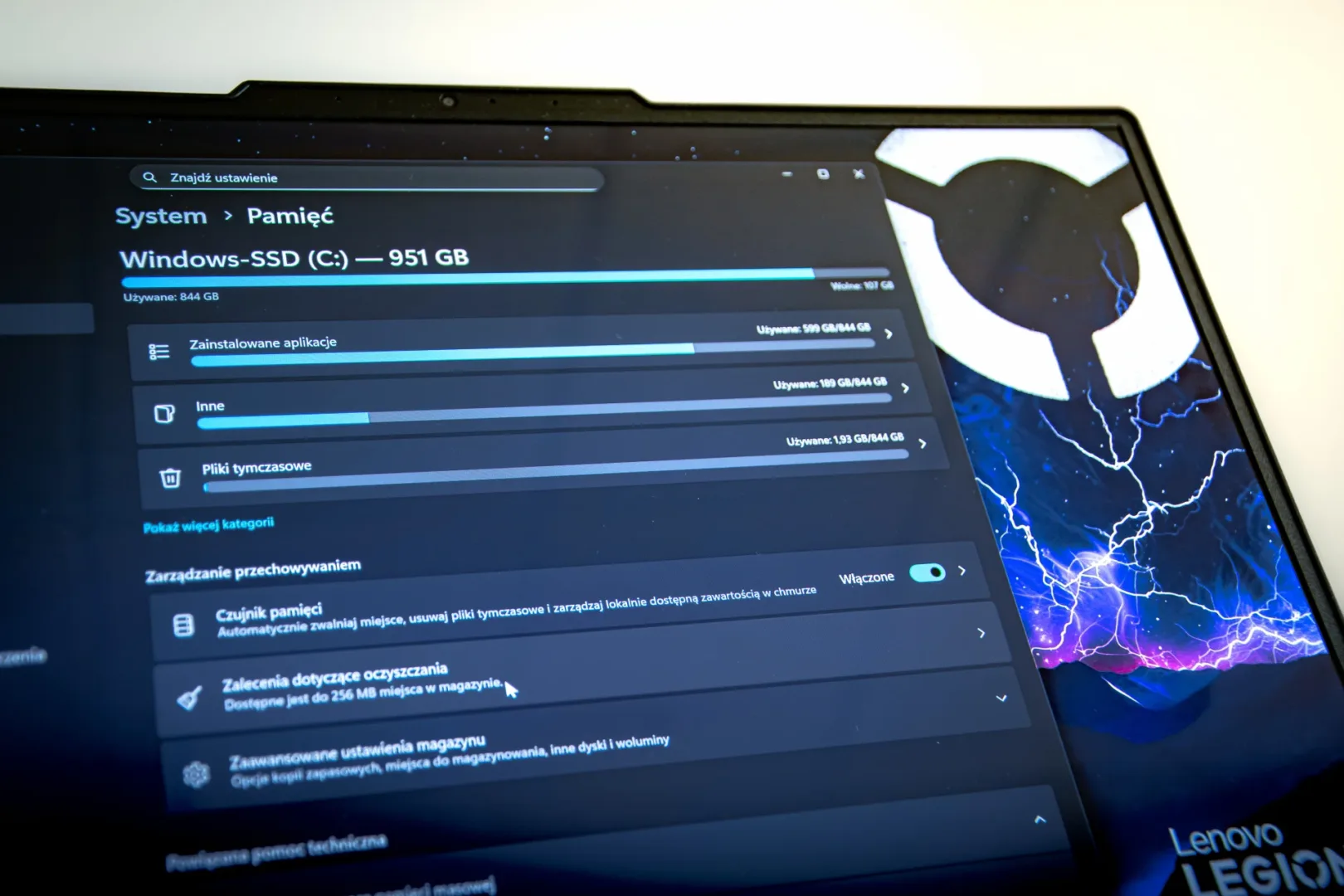 Lenovo Legion Pro 5i Gen 10 16IAX10H. Fot.: Ernest Dragan.
