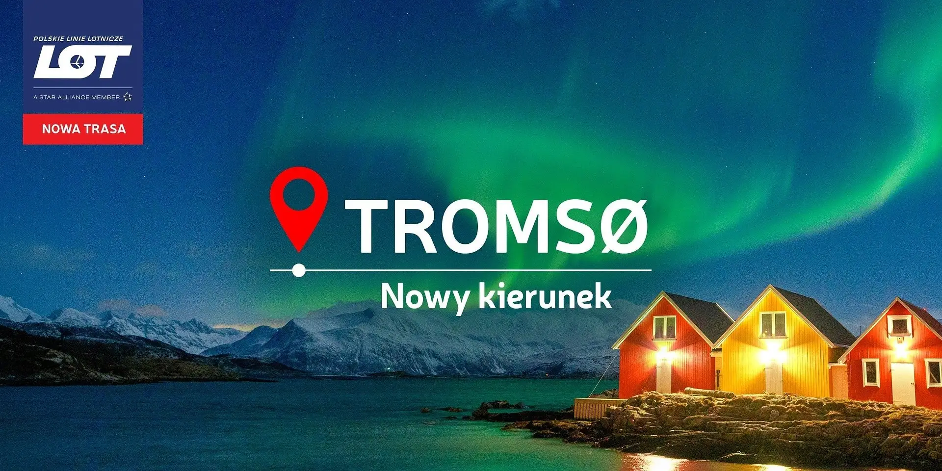Loty do Tromsø zorza polarna bez przesiadek