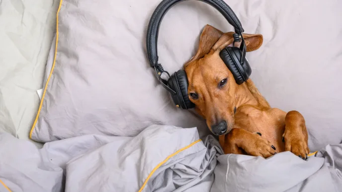 Amerykańskie psy słuchają muzyki na Spotify. Fot.: Depositphotos.