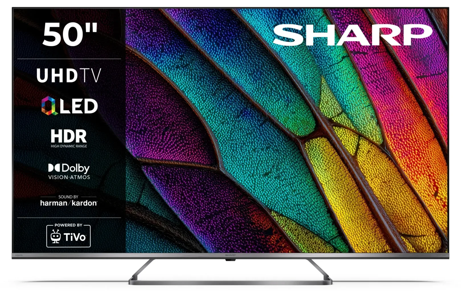 Sharp JM6000. Telewizor za 1799 zł z QLED, Dolby Vision i dźwiękiem HARMAN/KARDON Sharp JM6000