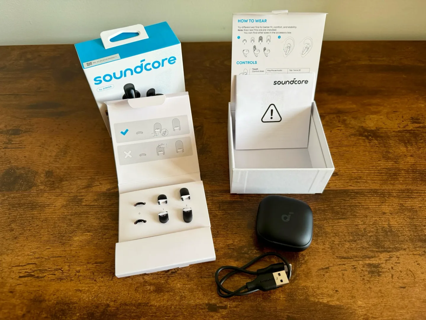 Słuchawki douszne z ANC Soundcore Liberty Buds. 