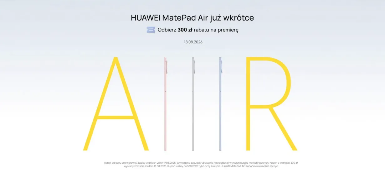 Nowe tablety Huawei