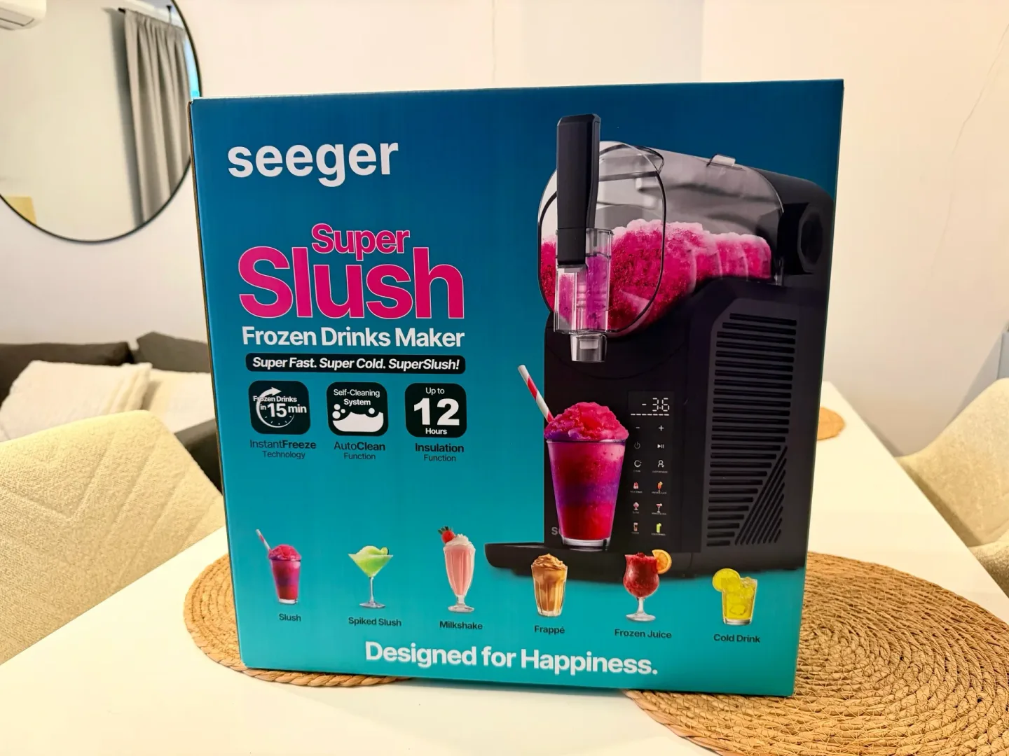 SEEGER Frozen Drink Maker SLFRZ1BK