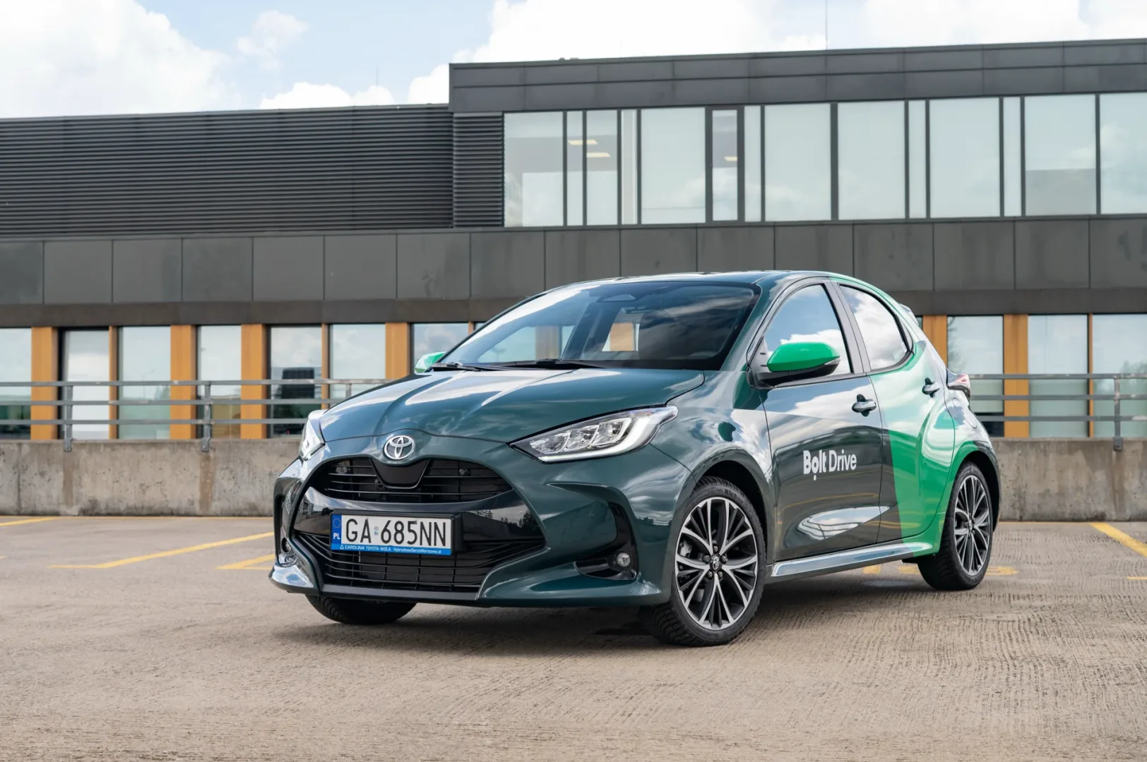 Bolt Drive w Warszawie. Źrodło zdjęcia: Toyota News.
