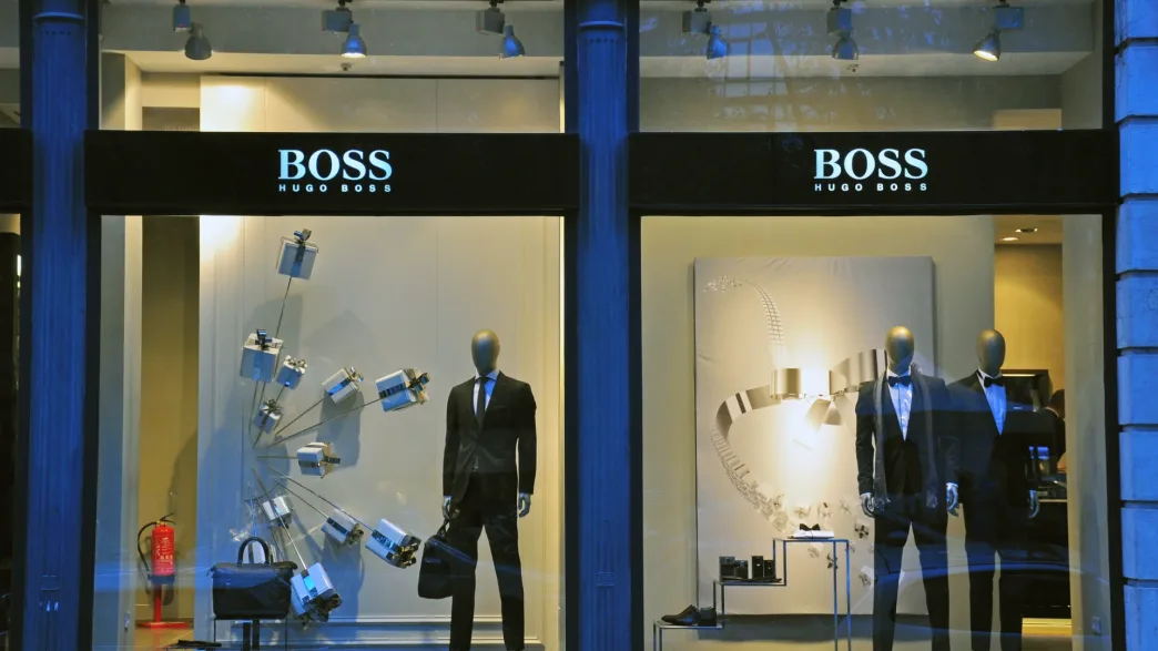 Sklep należący do Hugo Boss