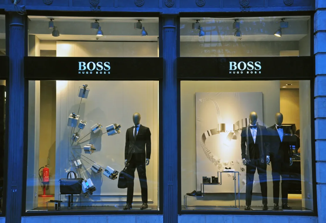Sklep należący do Hugo Boss