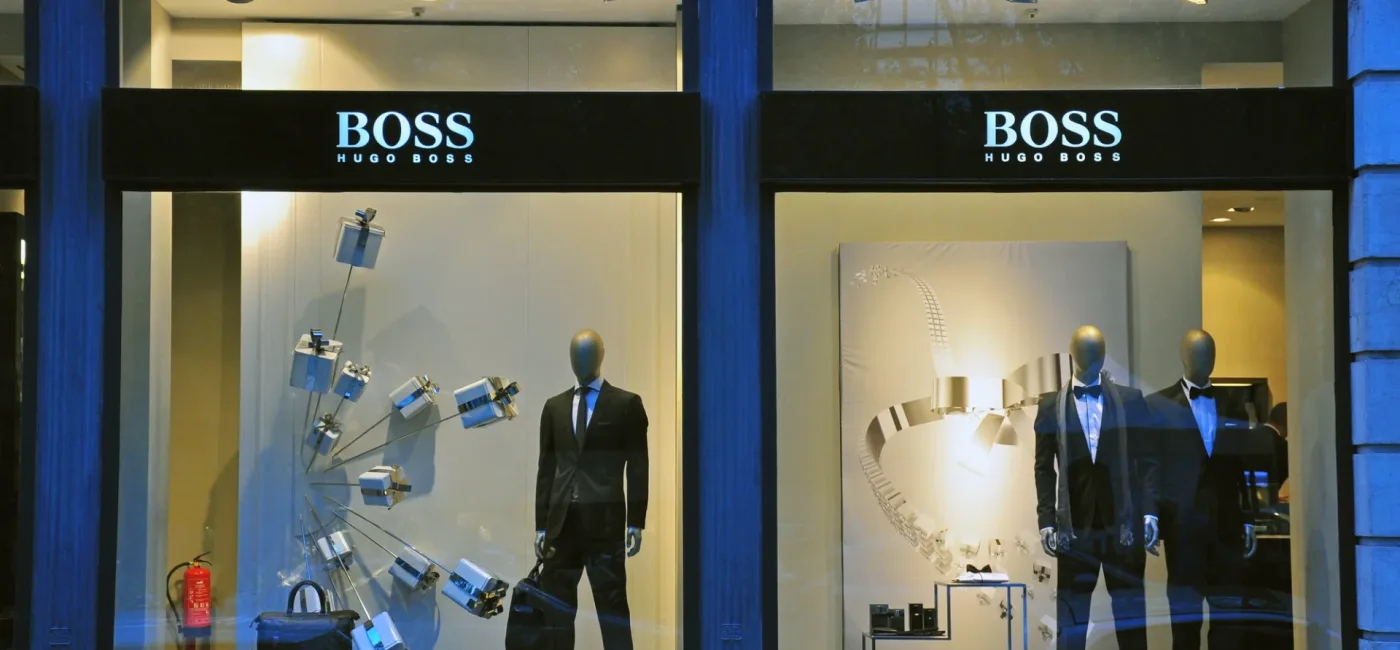 Sklep należący do Hugo Boss