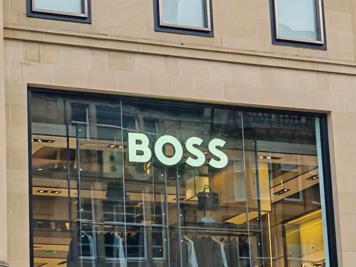Sklep należący do Hugo Boss