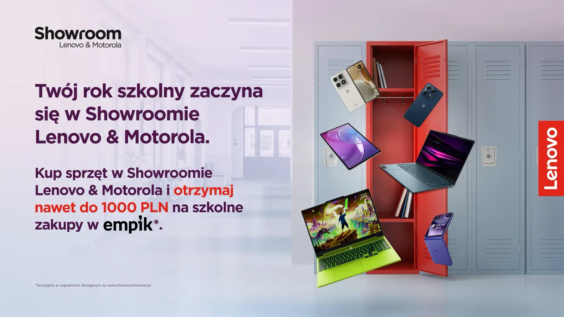 Promocja Lenovo i Motorola. Nawet 1000 zł do Empiku promocja Lenovo i Motorola