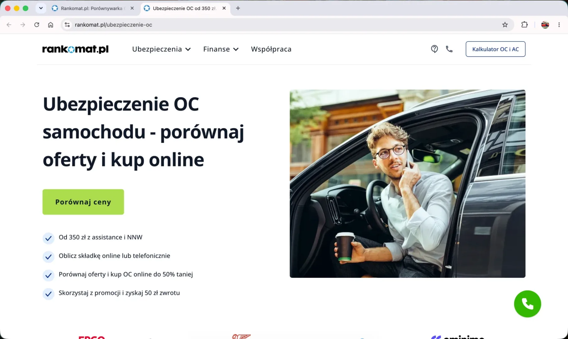 Porównywarka ubezpieczeń Rankomat. Sprawdziłem jak działa Porównywarka ubezpieczeń Rankomat