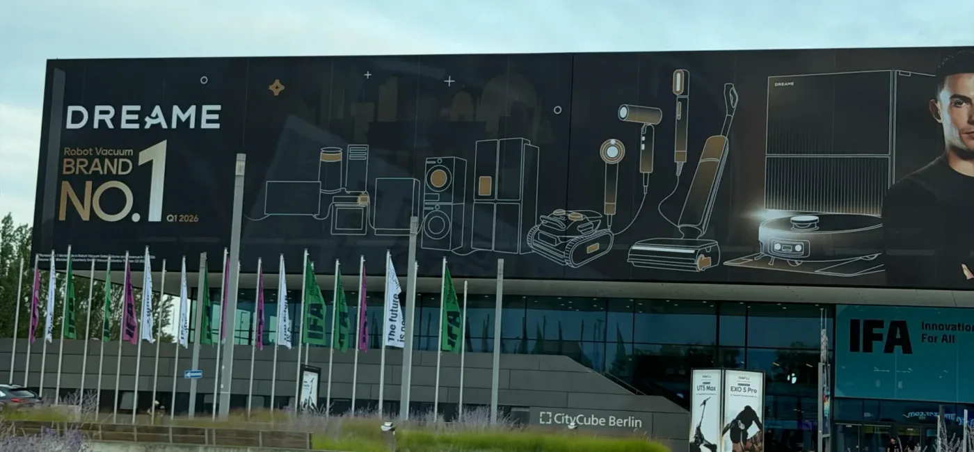 Billboard Dreame na IFA 2026 Berlin
