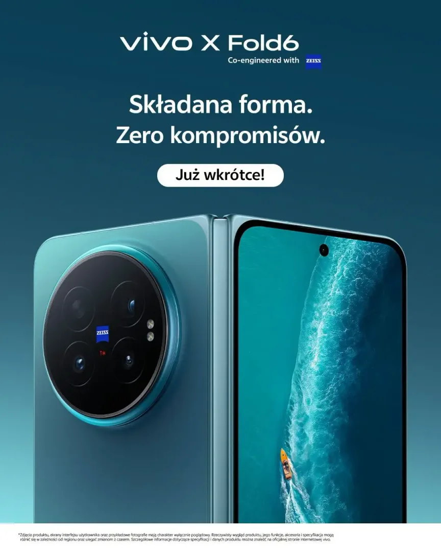 vivo X Fold6. 500 zł rabatu jeszcze przed premierą vivo X Fold6