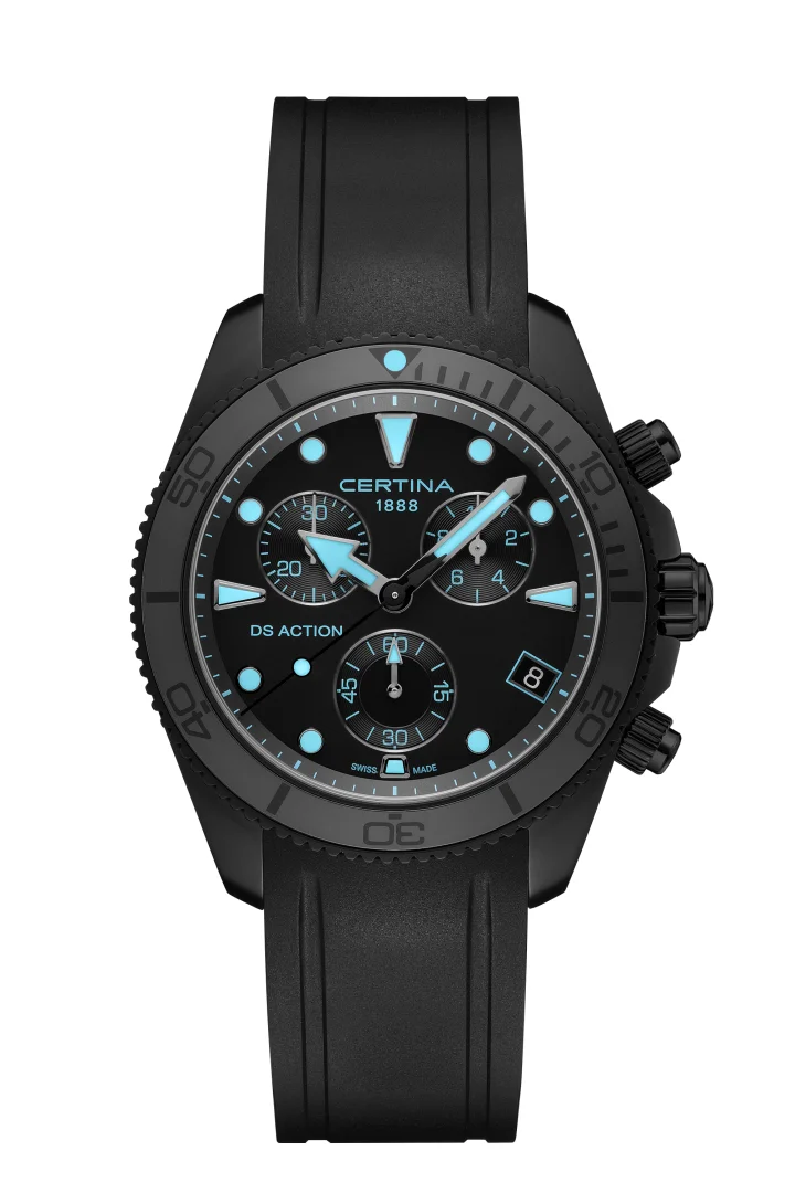 Certina DS ActionDiver 38 mm i Chrono. Nie tylko na padel Certina DS ActionDiver