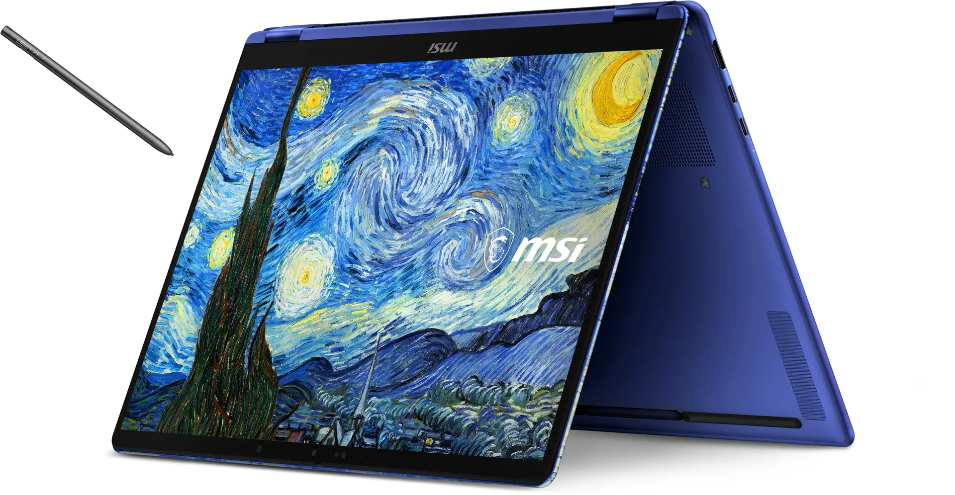 MSI Prestige 14 Flip AI+. Van Gogh na laptopie za 9999 zł MSI Prestige 14 Flip AI+