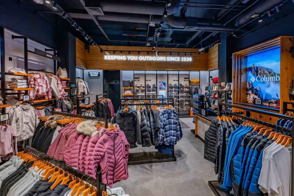 Sklep Columbia we Wrocławiu w galerii Westfield Wroclavia