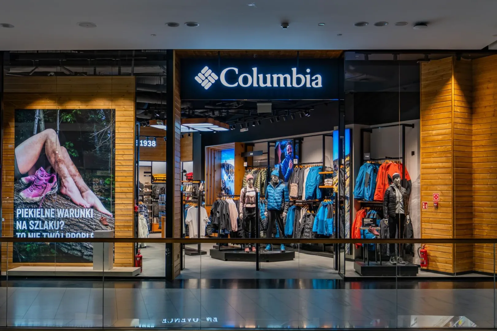 Sklep Columbia we Wrocławiu w galerii Westfield Wroclavia 