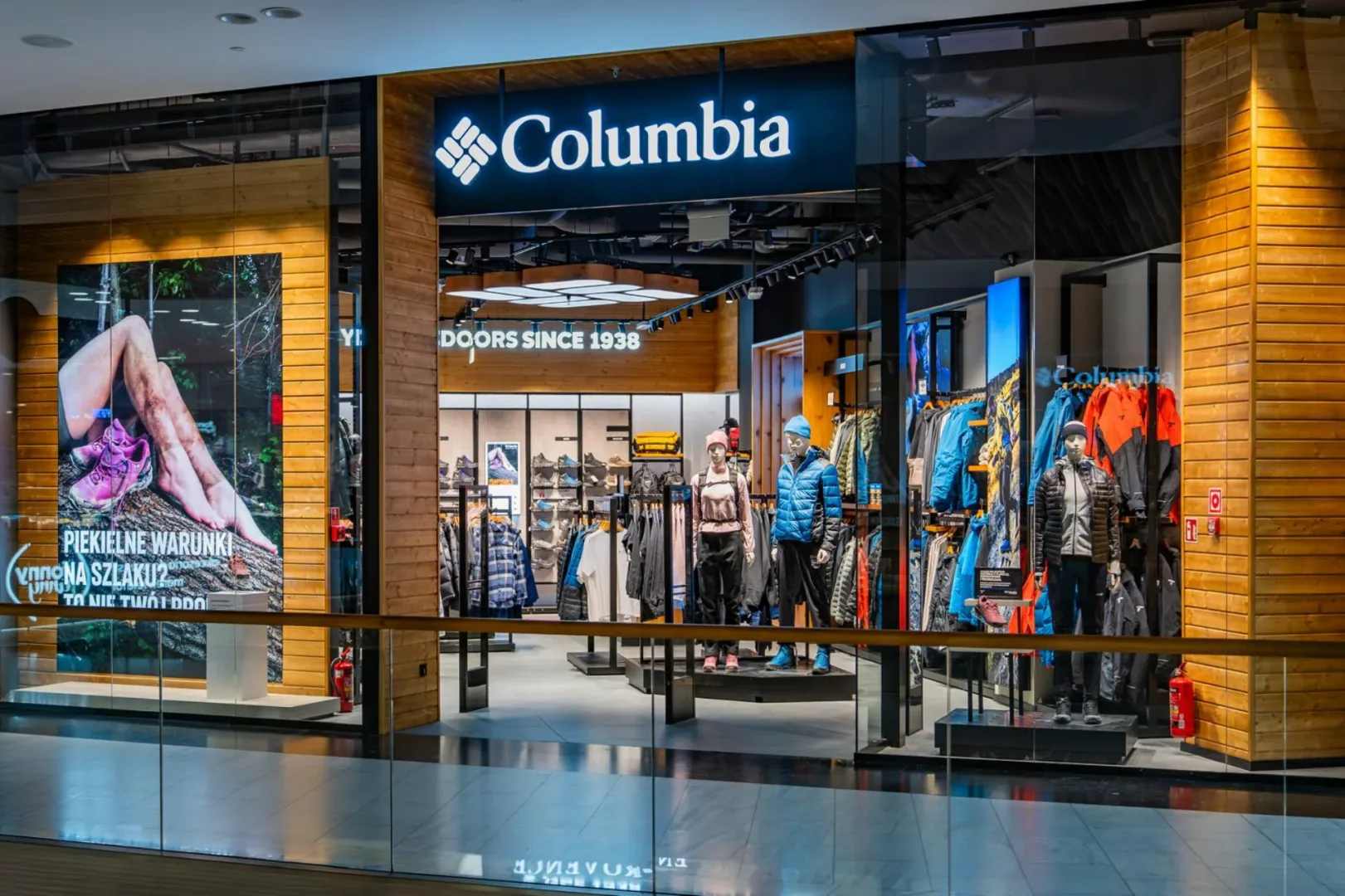 Sklep Columbia we Wrocławiu w galerii Westfield Wroclavia 