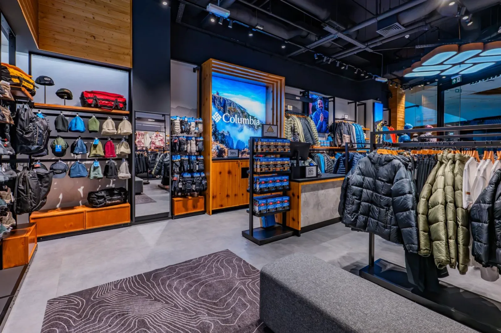 Sklep Columbia we Wrocławiu w galerii Westfield Wroclavia 